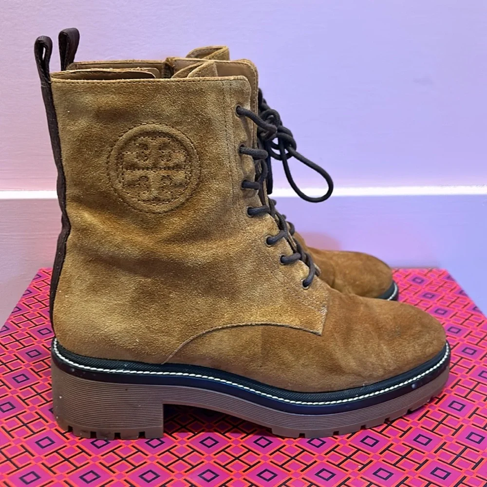 Tory Burch suede lace